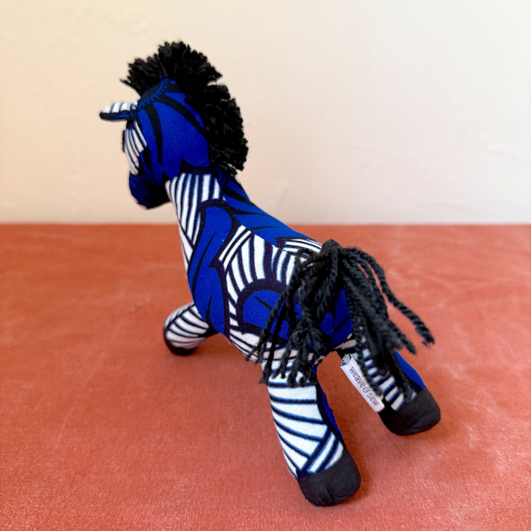 Ankara Soft Toy - Zebra 4