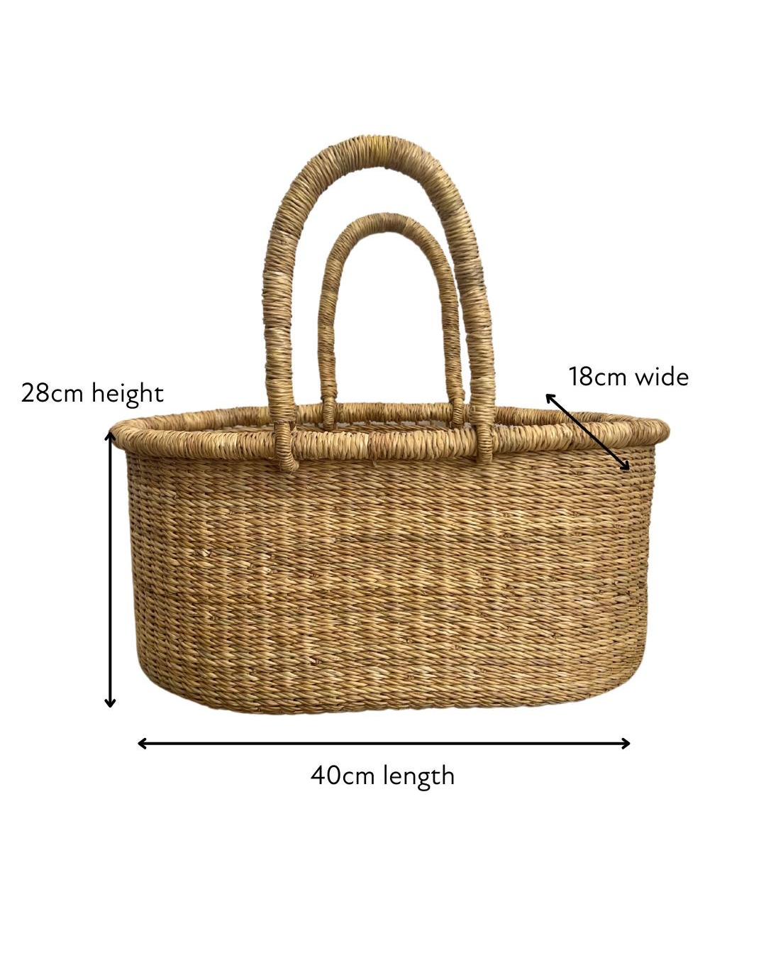 Diaper Caddy Basket - Natural