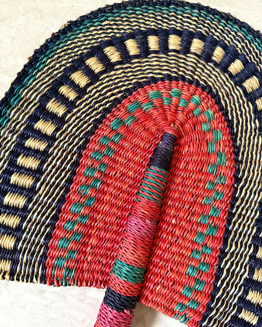 Woven Fans - Coloured Design 14