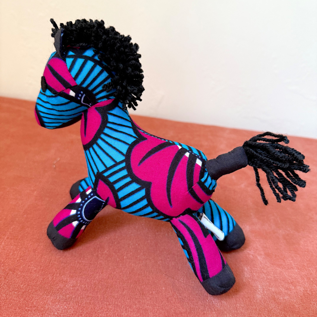 Ankara Soft Toy - Zebra 5