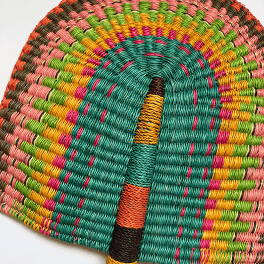 Woven Fans - Coloured Design 8