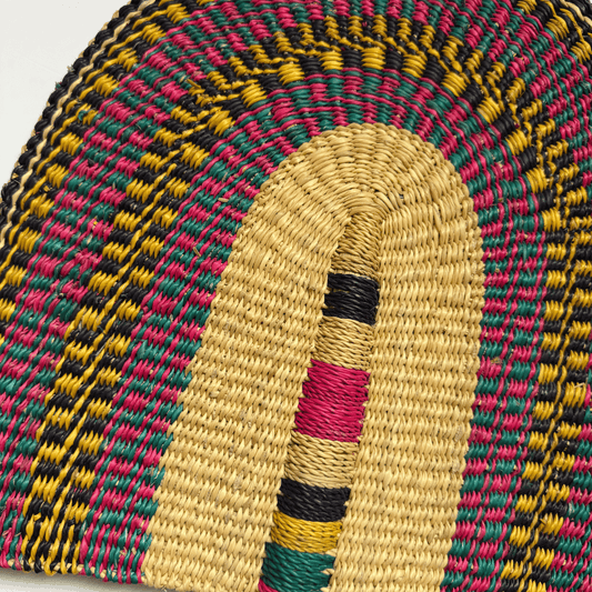 Woven Fans - Coloured Design 3