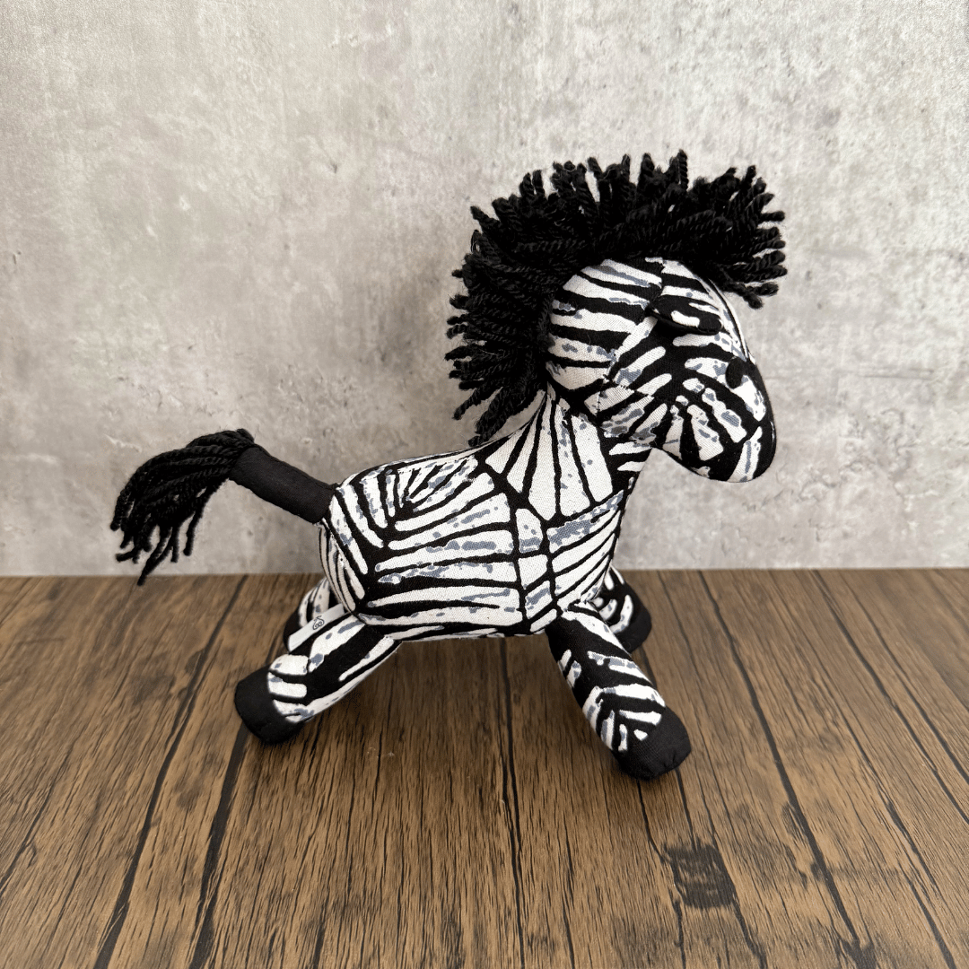 Ankara Soft Toy - Zebra 1