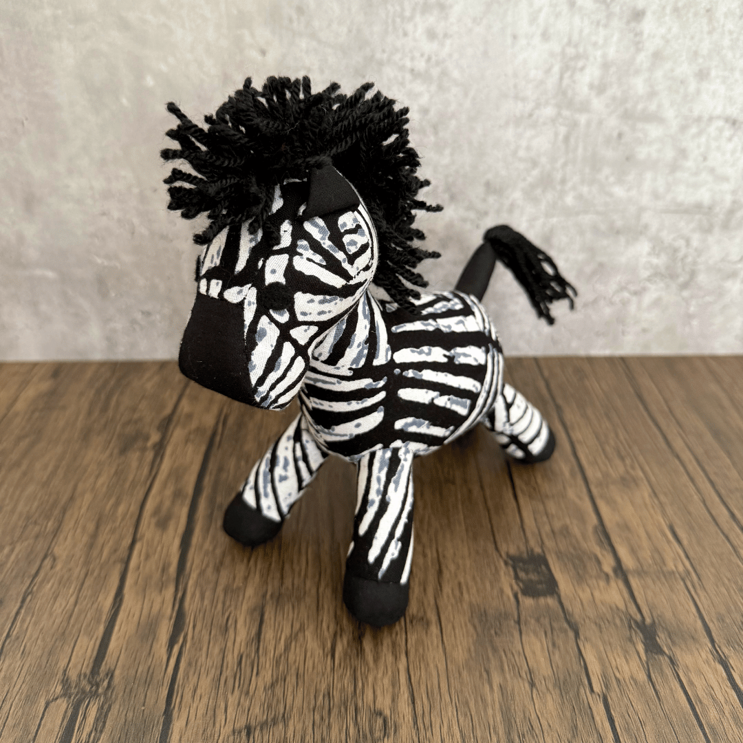 Ankara Soft Toy - Zebra 1