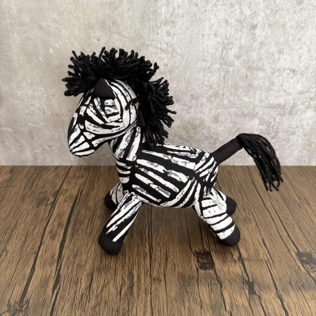 Ankara Soft Toy - Zebra 1