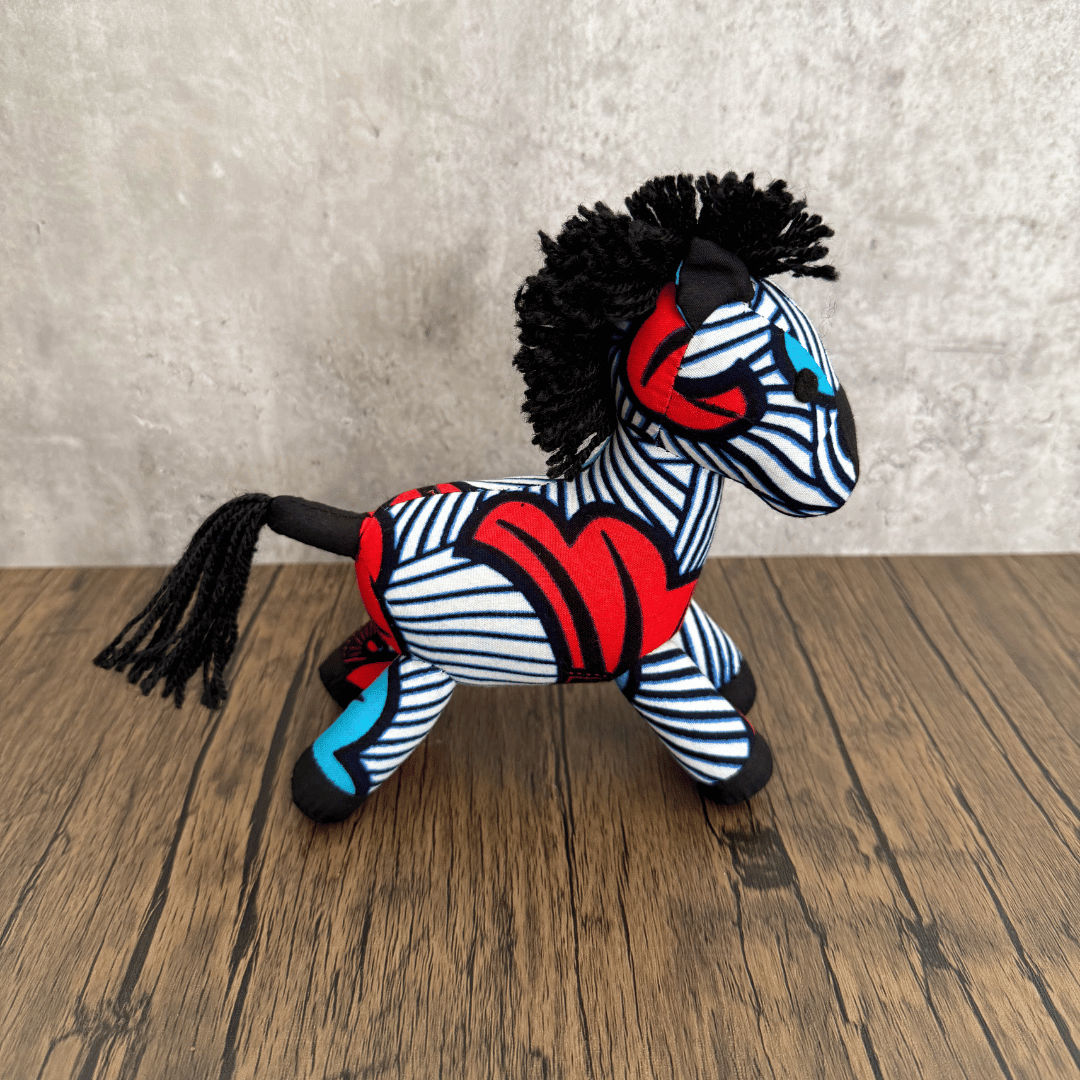 Ankara Soft Toy - Zebra 2