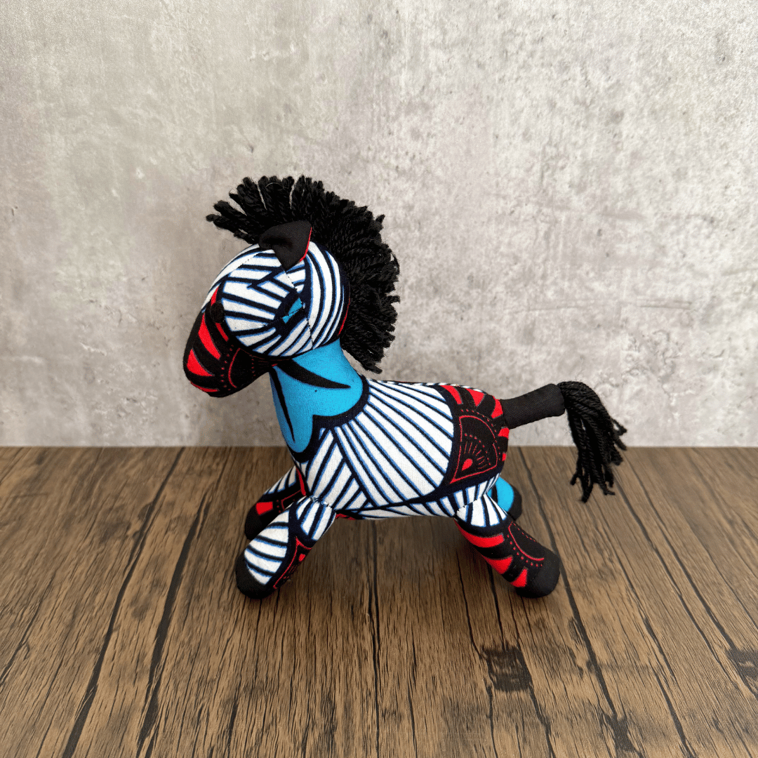 Ankara Soft Toy - Zebra 2