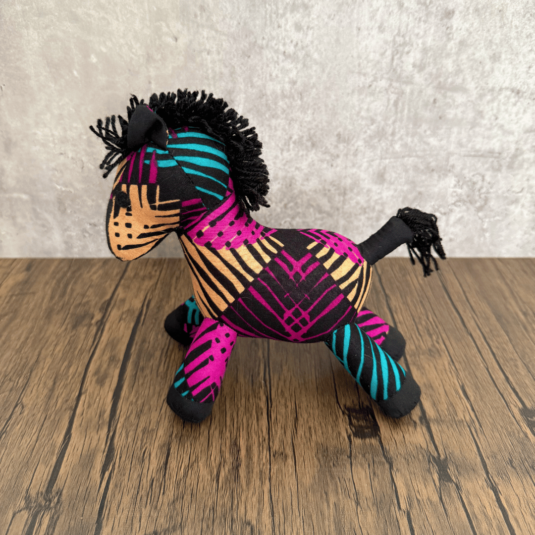 Ankara Soft Toy - Zebra 3