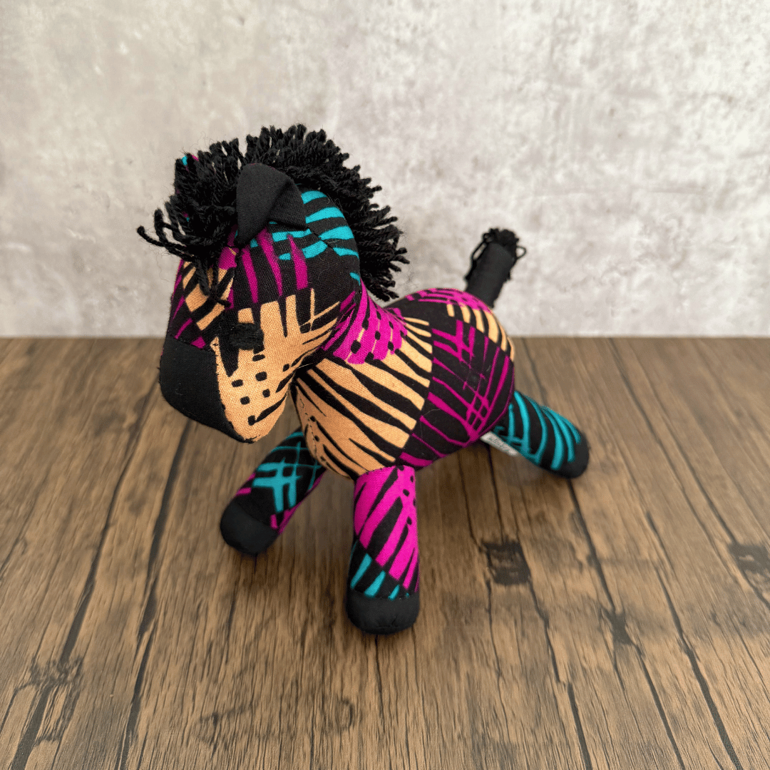 Ankara Soft Toy - Zebra 3