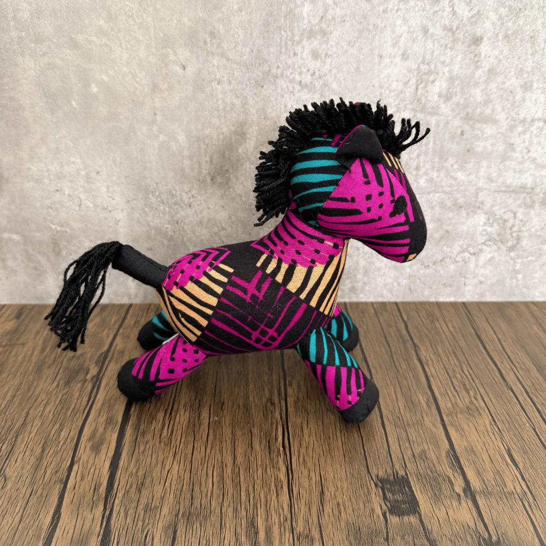 Ankara Soft Toy - Zebra 3