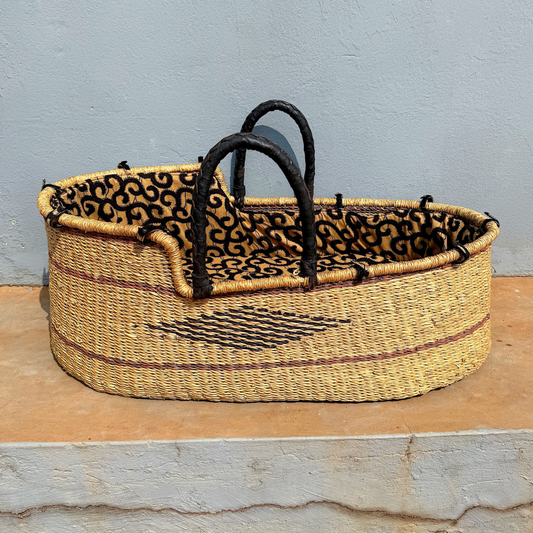 Baby Moses Basket Set - Heritage Scroll