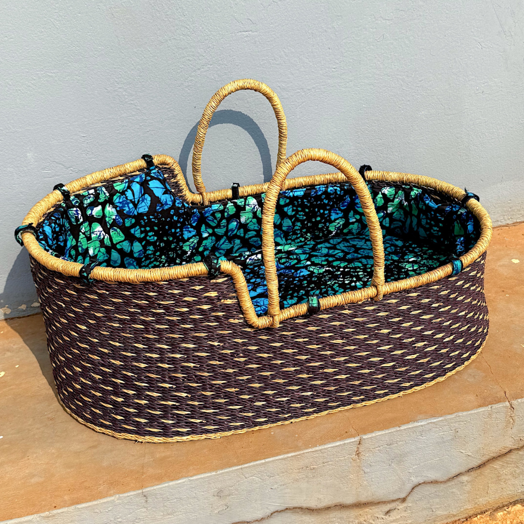 Baby Moses Basket Set - River Stones
