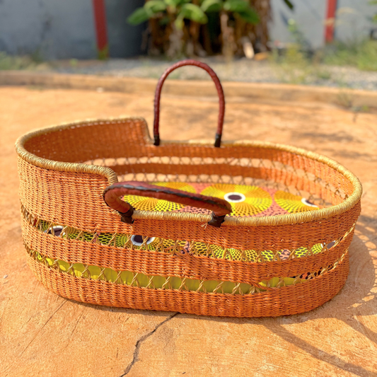 Baby Moses Basket Set - Sunset