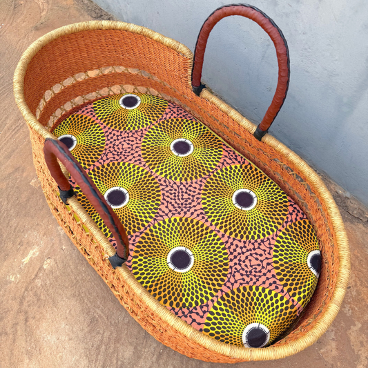 Baby Moses Basket Set - Sunset