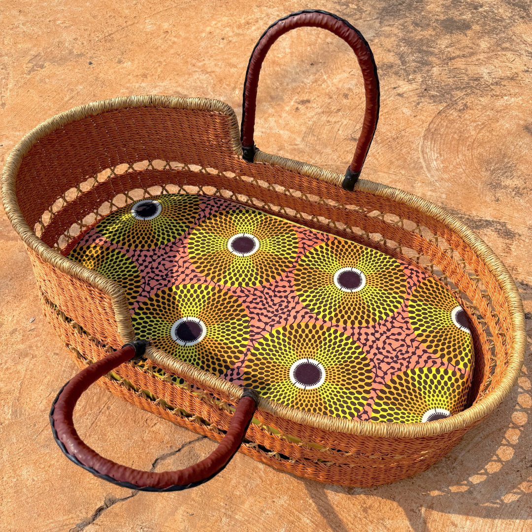 Baby Moses Basket Set - Sunset