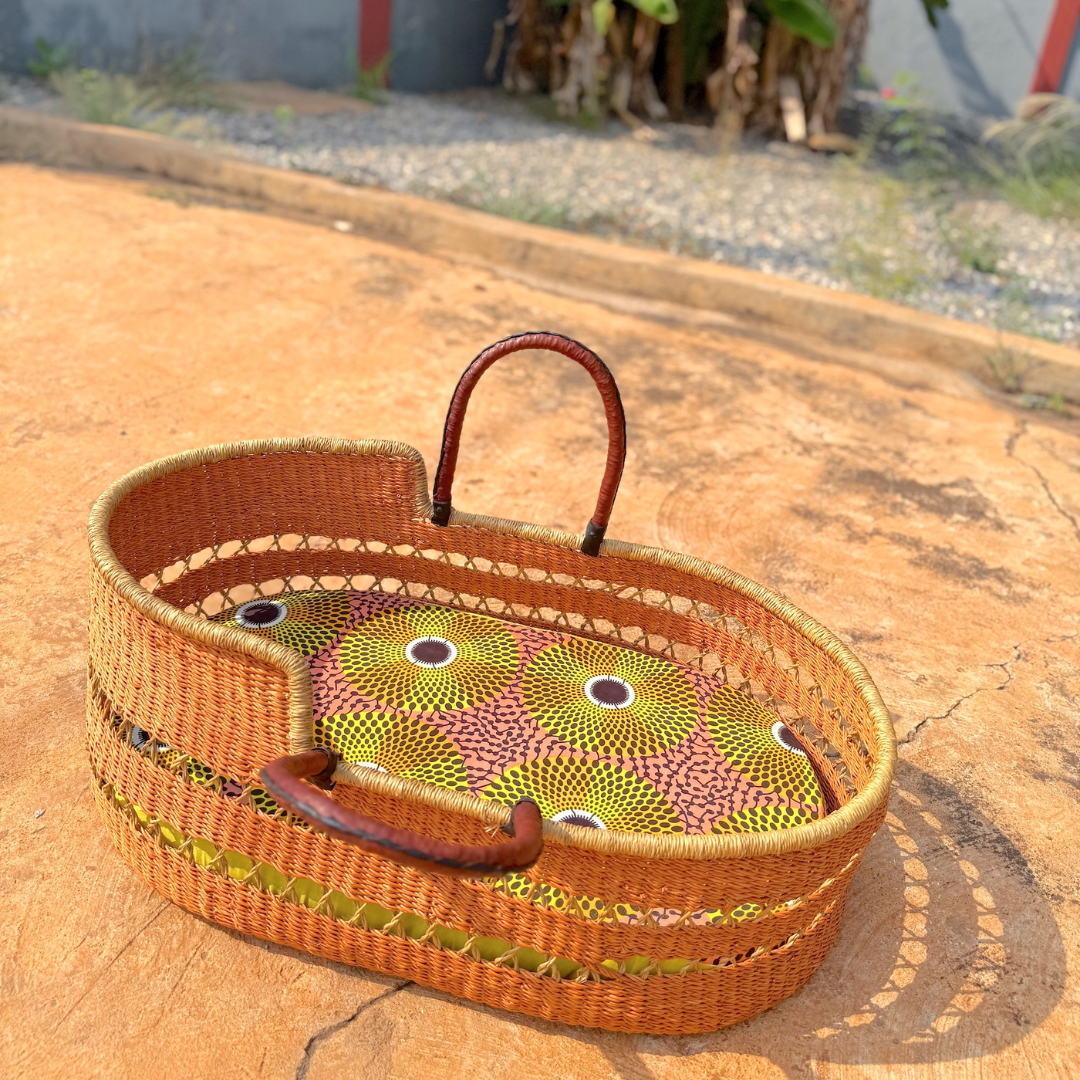 Baby Moses Basket Set - Sunset