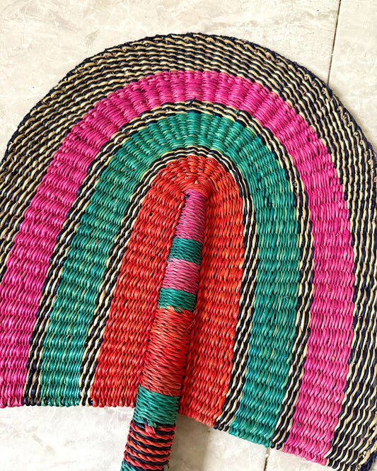 Woven Fans - Coloured Design 13