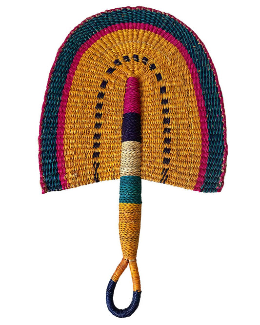 Woven Fans - Coloured Design 16