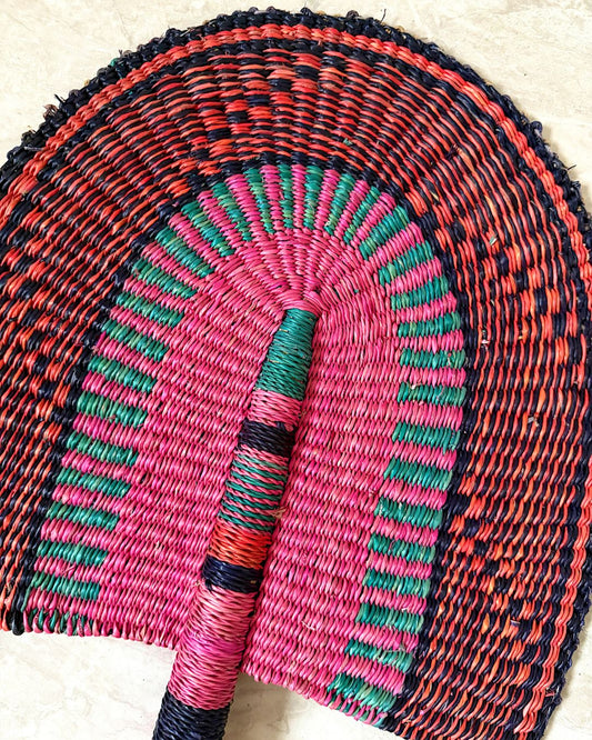 Woven Fans - Coloured Design 19