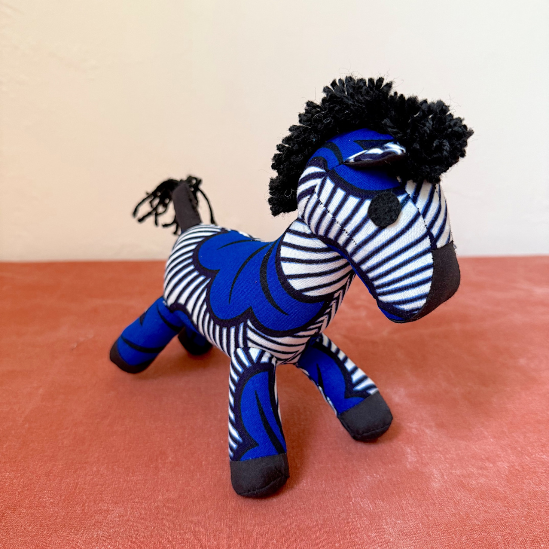 Ankara Soft Toy - Zebra 4