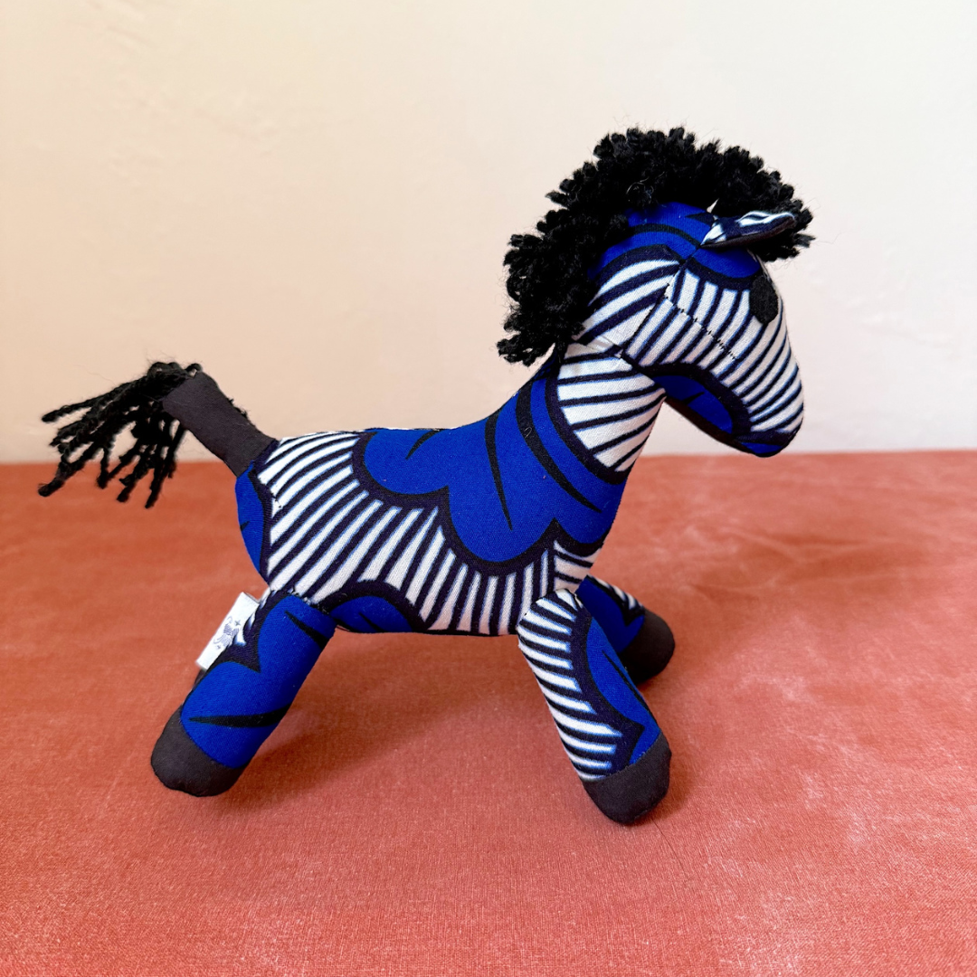 Ankara Soft Toy - Zebra 4