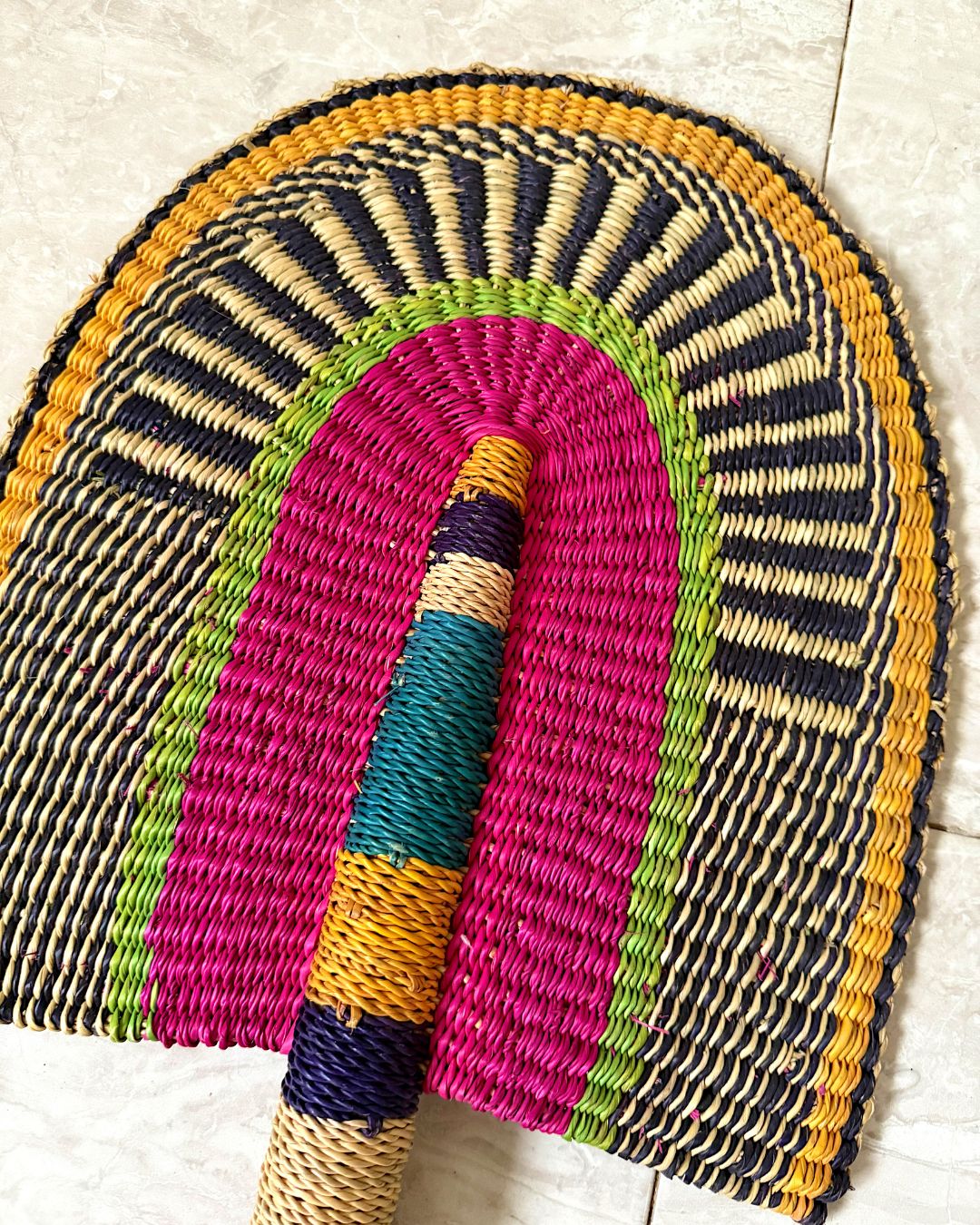 Woven Fans - Coloured Design 17