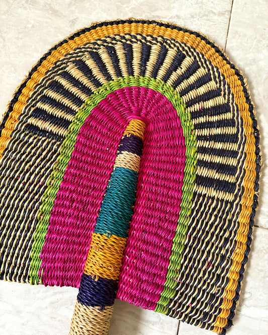 Woven Fans - Coloured Design 17