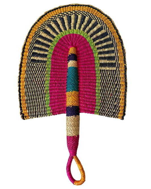 Woven Fans - Coloured Design 17