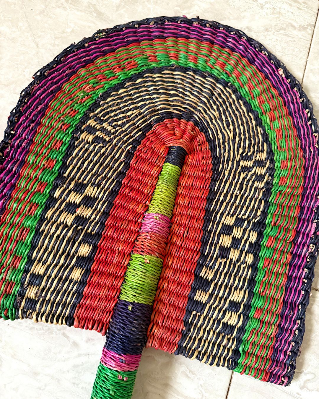 Woven Fans - Coloured Design 18