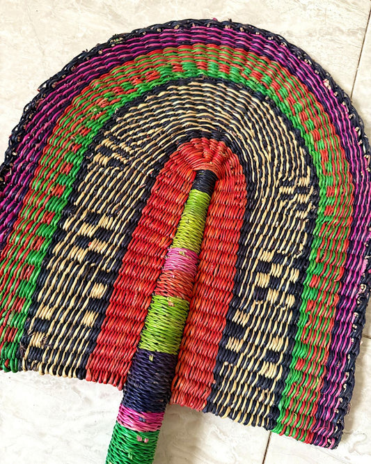 Woven Fans - Coloured Design 18