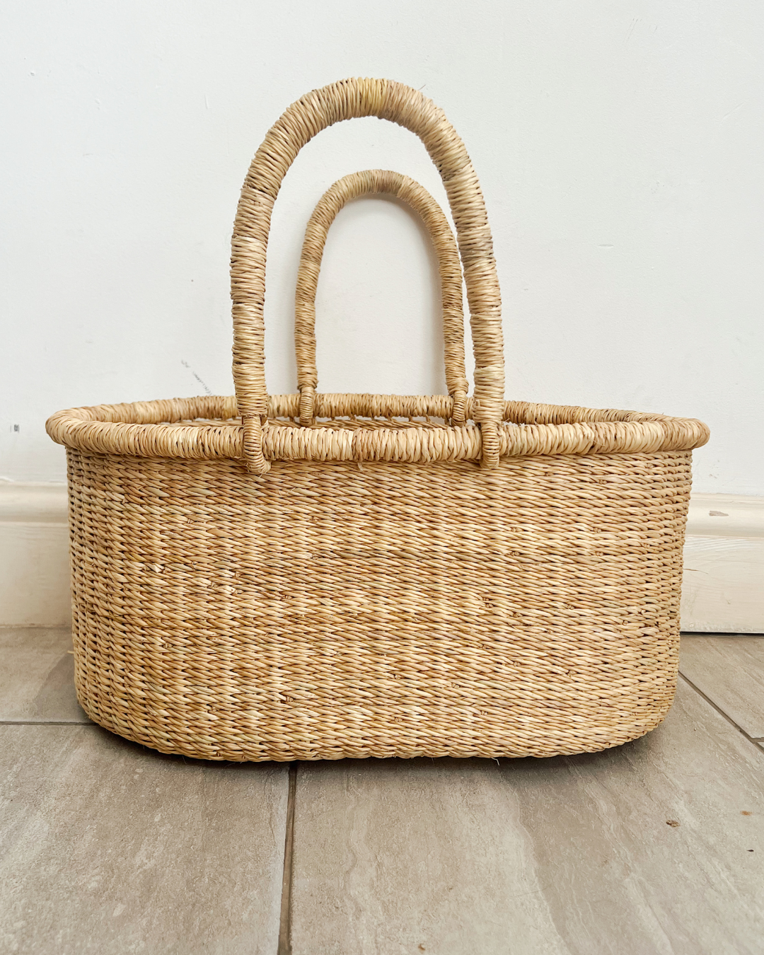 Diaper Caddy Basket - Natural
