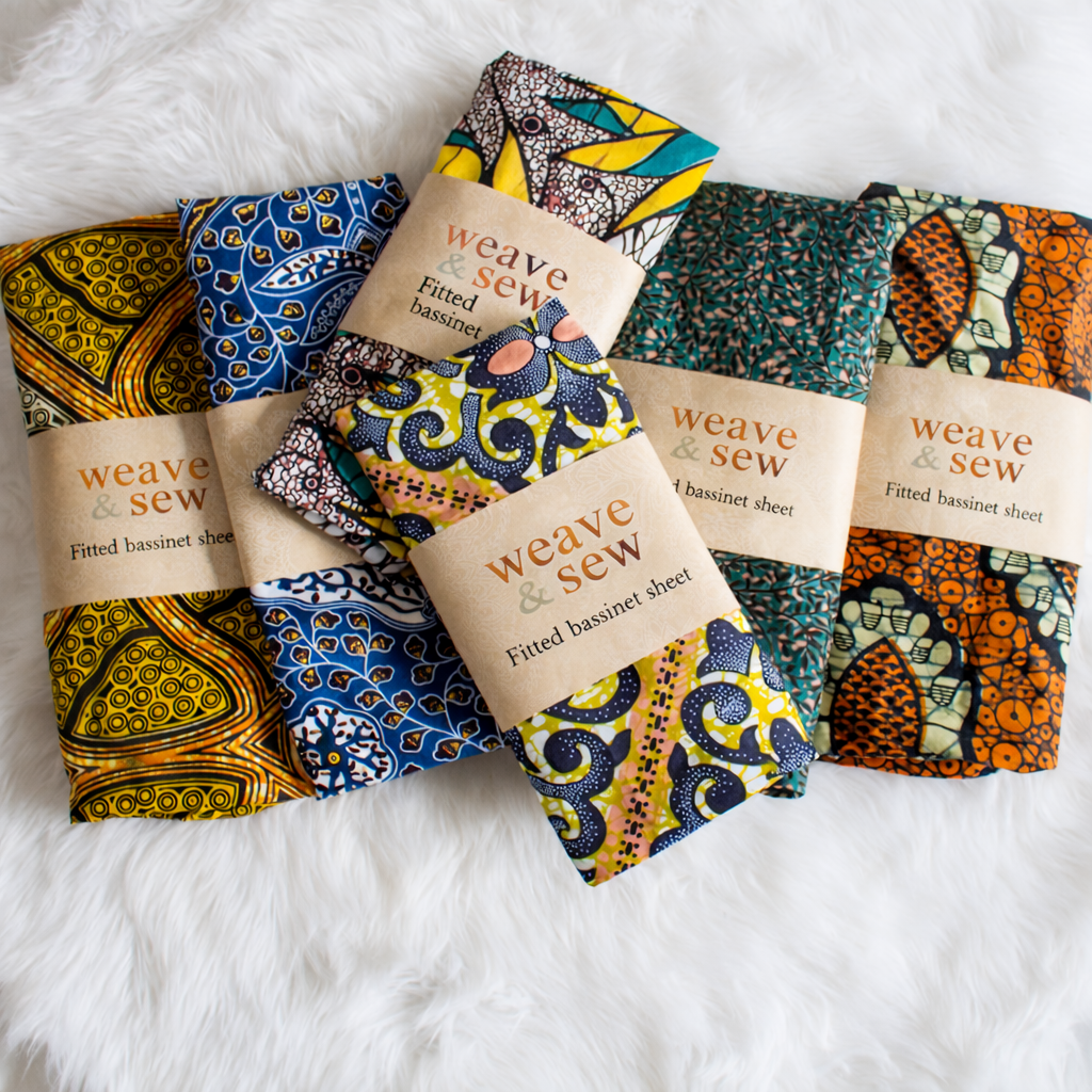 Fitted Bassinet Sheets – African Print