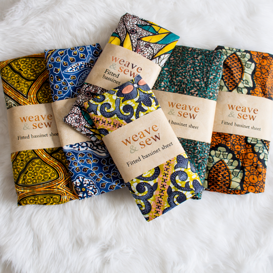 Fitted Bassinet Sheets – African Print