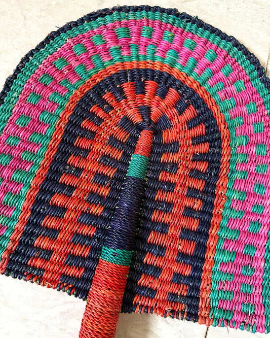 Woven Fans - Coloured Design 15