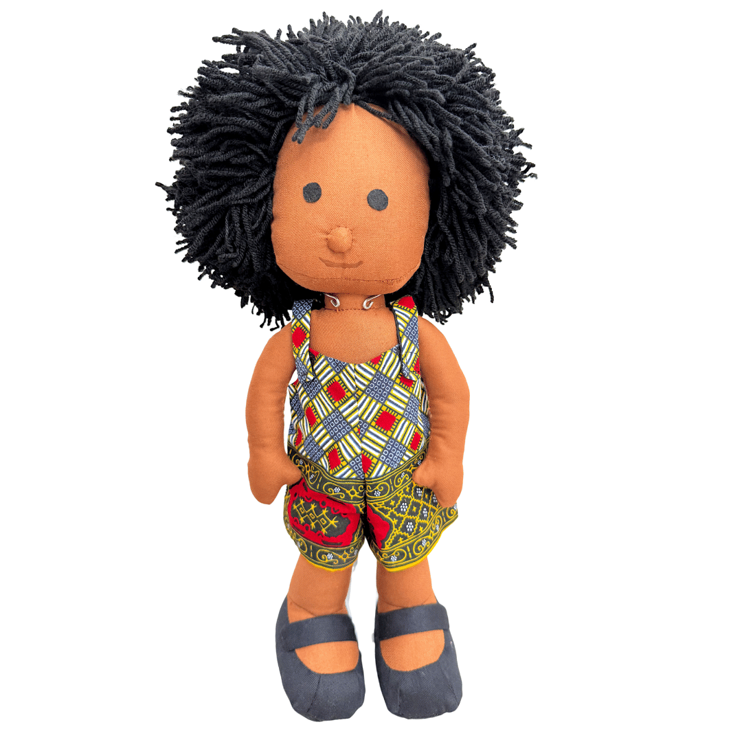 diverse handmade dolls Ghana eco friendly toy gift set