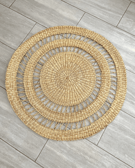 Handwoven Floor Rug - Natural Net (Made to Order)