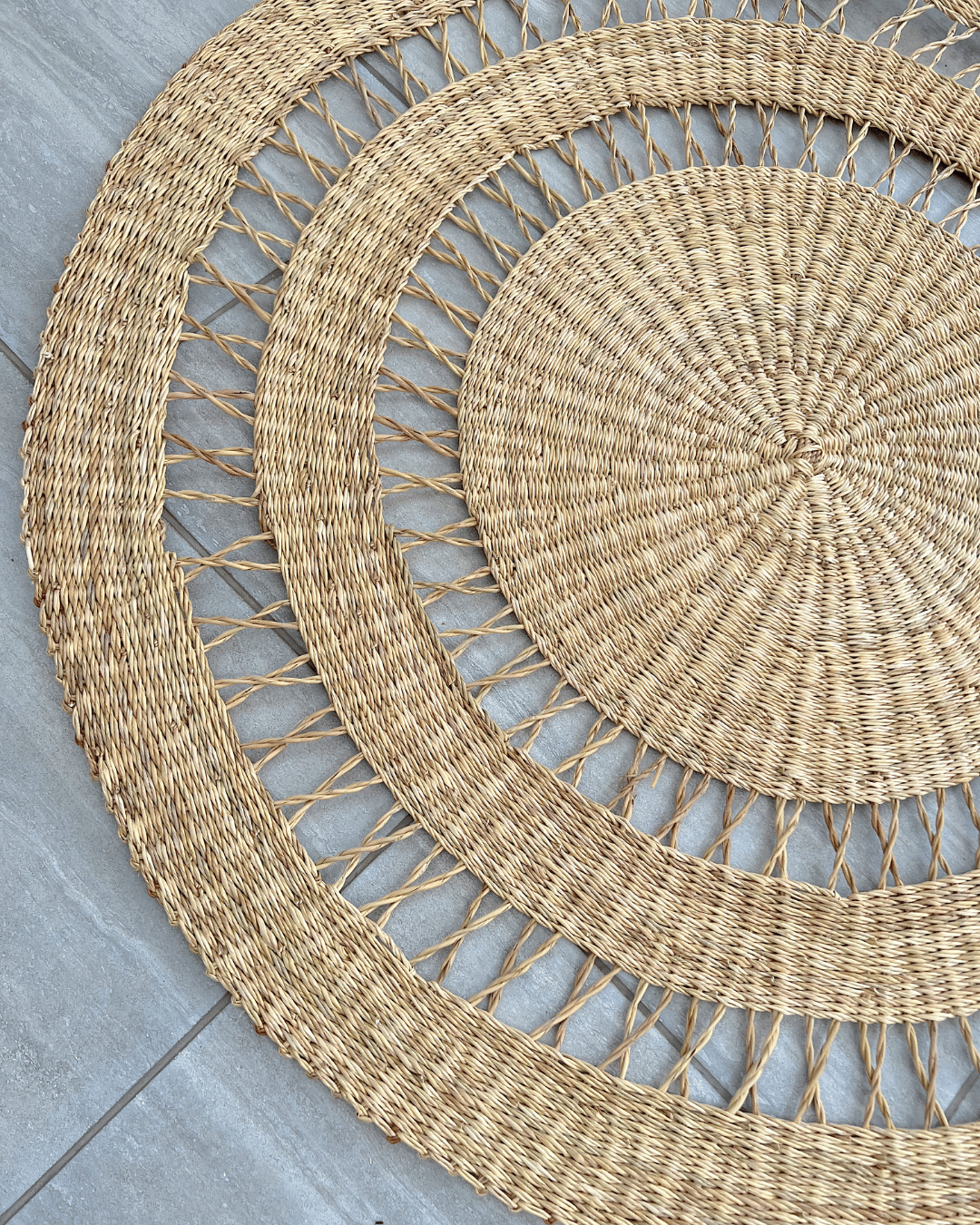 Handwoven Floor Rug - Natural Net (Made to Order)