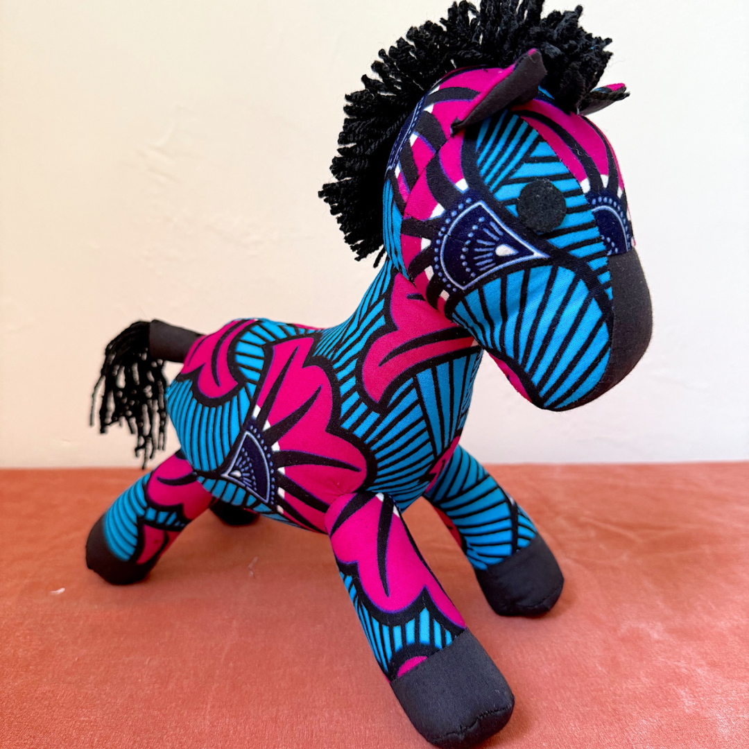 Ankara Soft Toy - Zebra 5