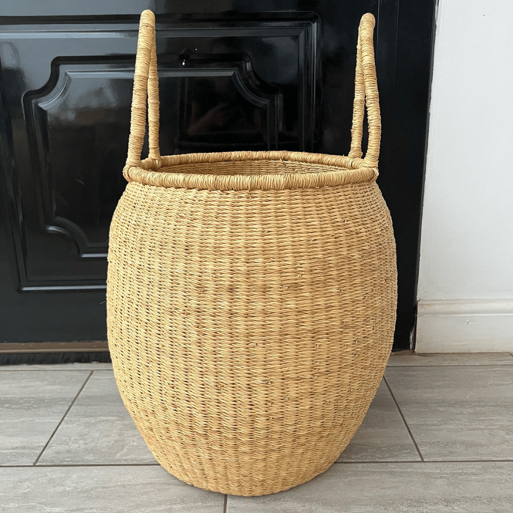 Pot Woven Laundry Basket - Made to Order