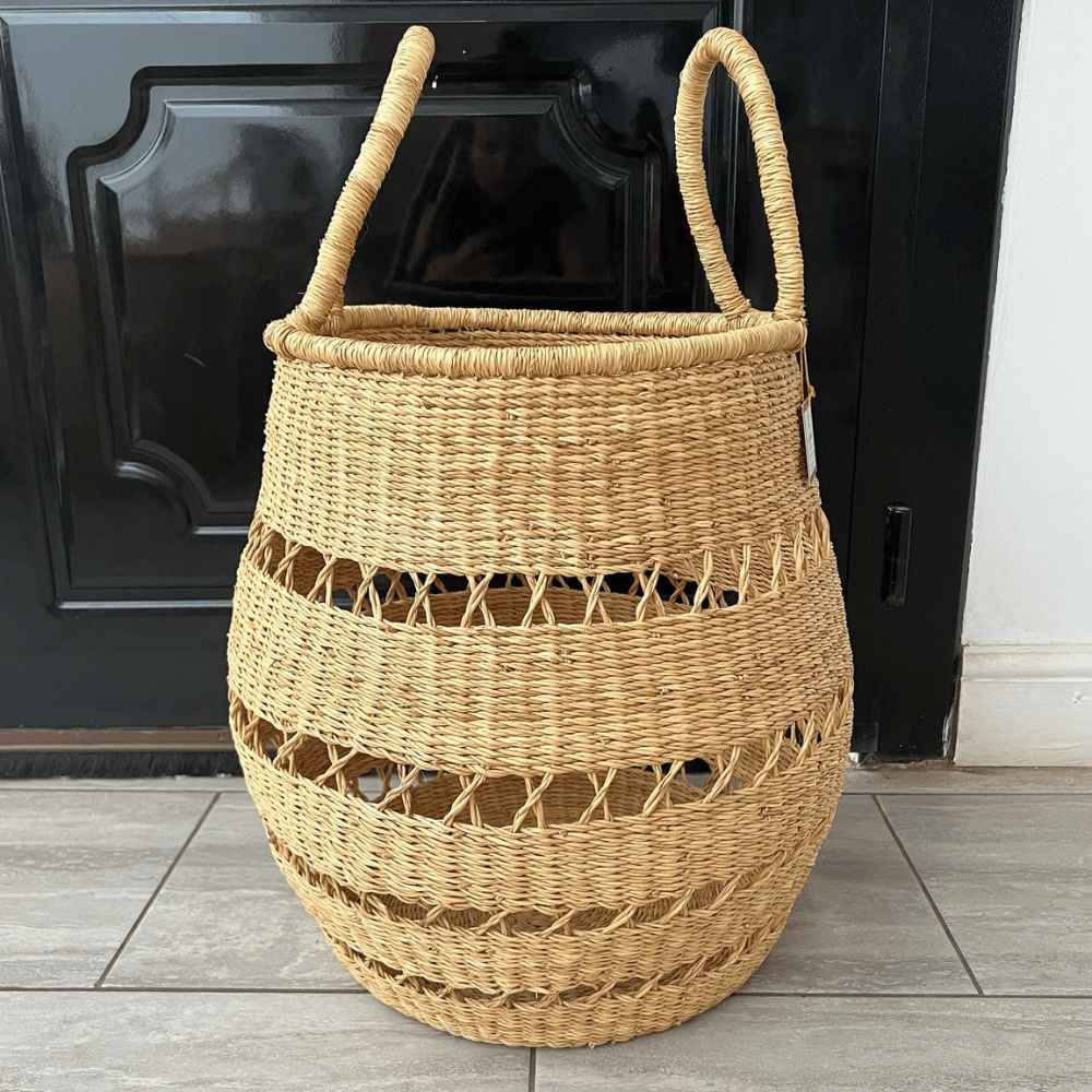 Pot Woven Laundry Basket - Made to Order