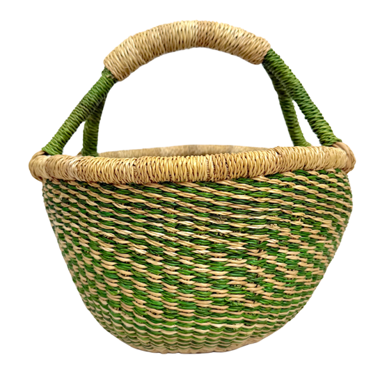Round Woven Baskets - Small - Coloured Design 2