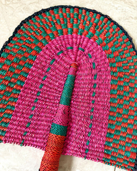 Woven Fans - Coloured Design 21