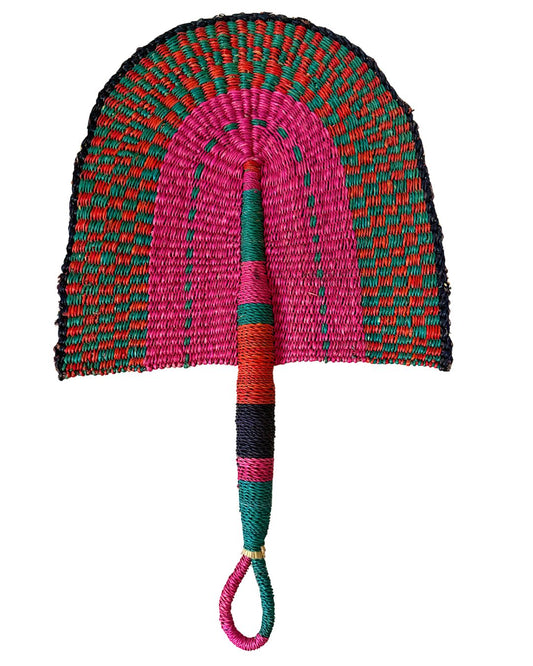 Woven Fans - Coloured Design 21