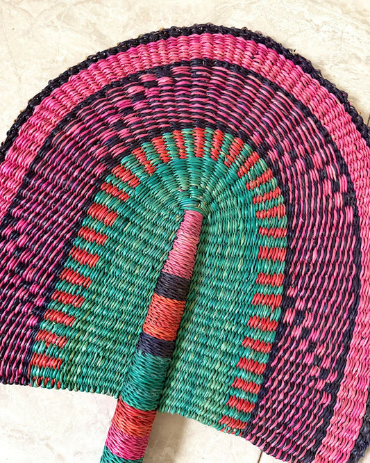 Woven Fans - Coloured Design 22