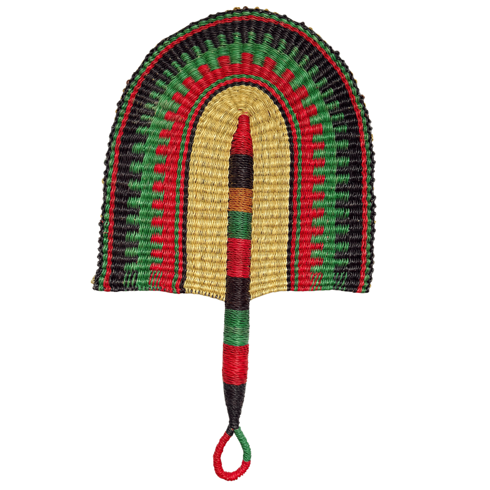 Woven Fans - Coloured Design 1