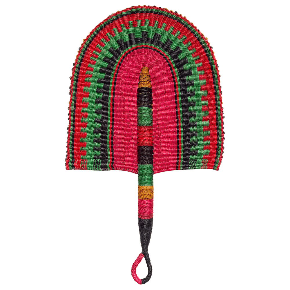 Woven Fans - Coloured Design 6