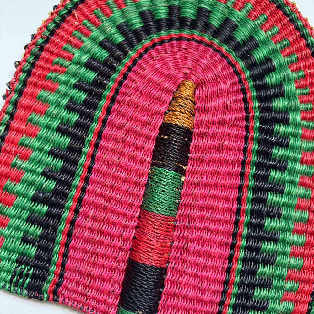 Woven Fans - Coloured Design 6