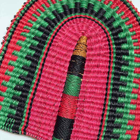 Woven Fans - Coloured Design 6