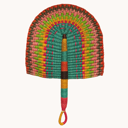 Woven Fans - Coloured Design 8