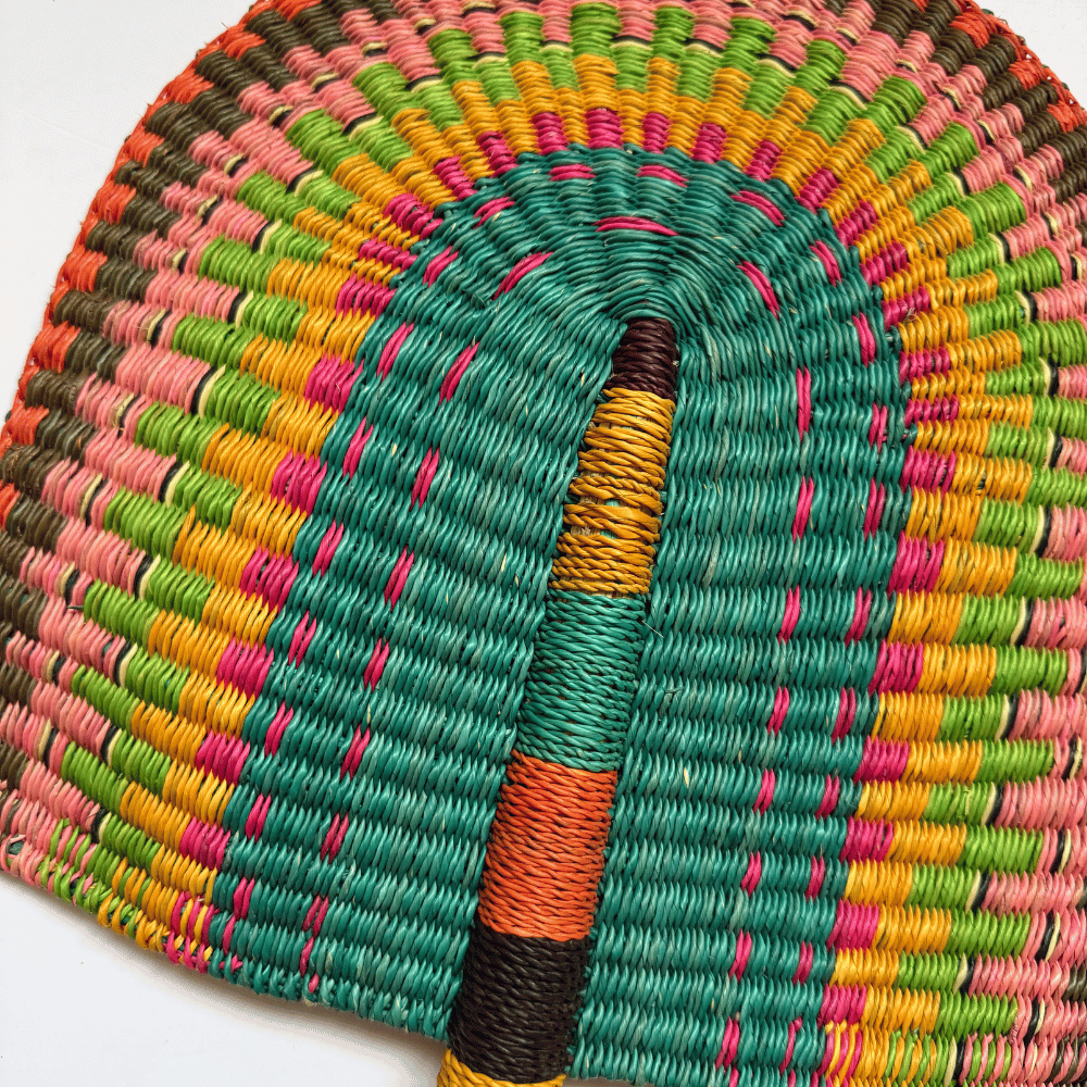 Woven Fans - Coloured Design 8